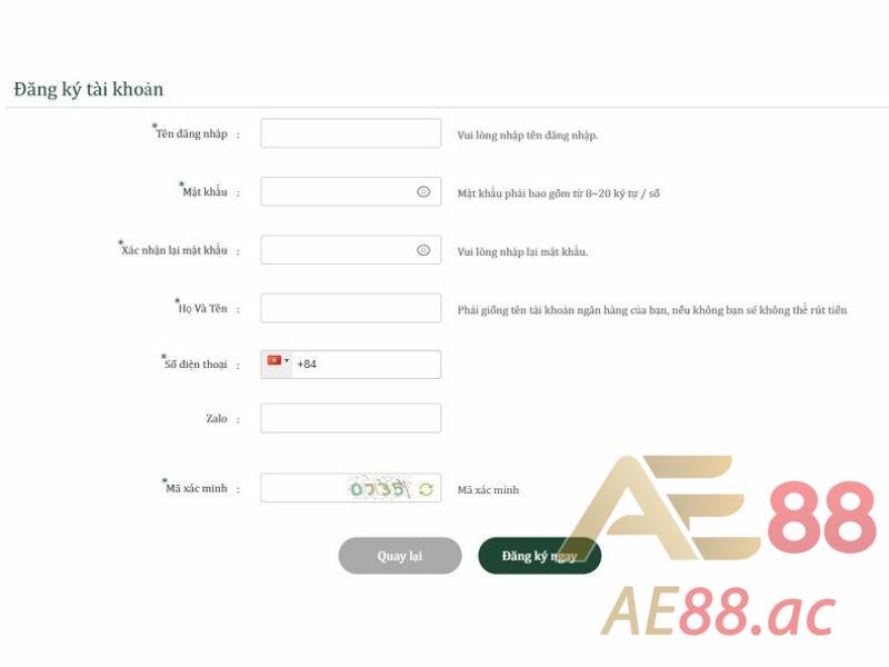 Hướng dẫn tham gia AE388